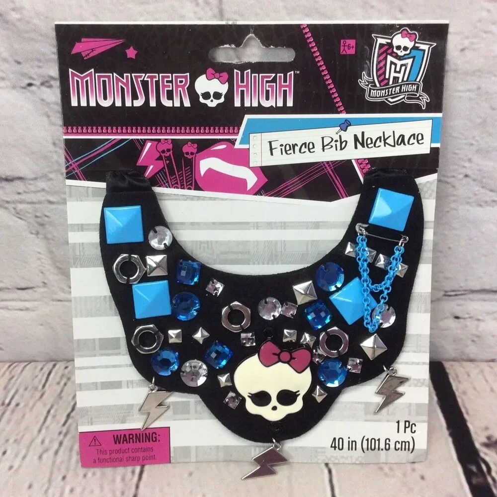 Monster High Fierce Bib Necklace Halloween Costume Accessory Dress Up Cosplay